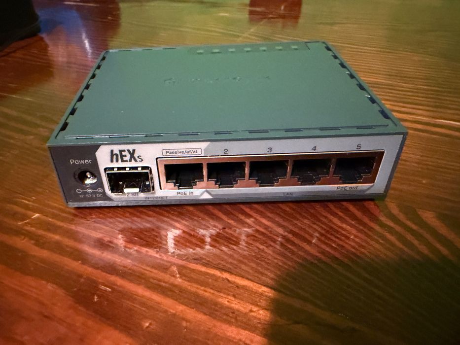 Ruter Mikrotik Hex S 2025 bez pudełka jak nowy Gwarancja