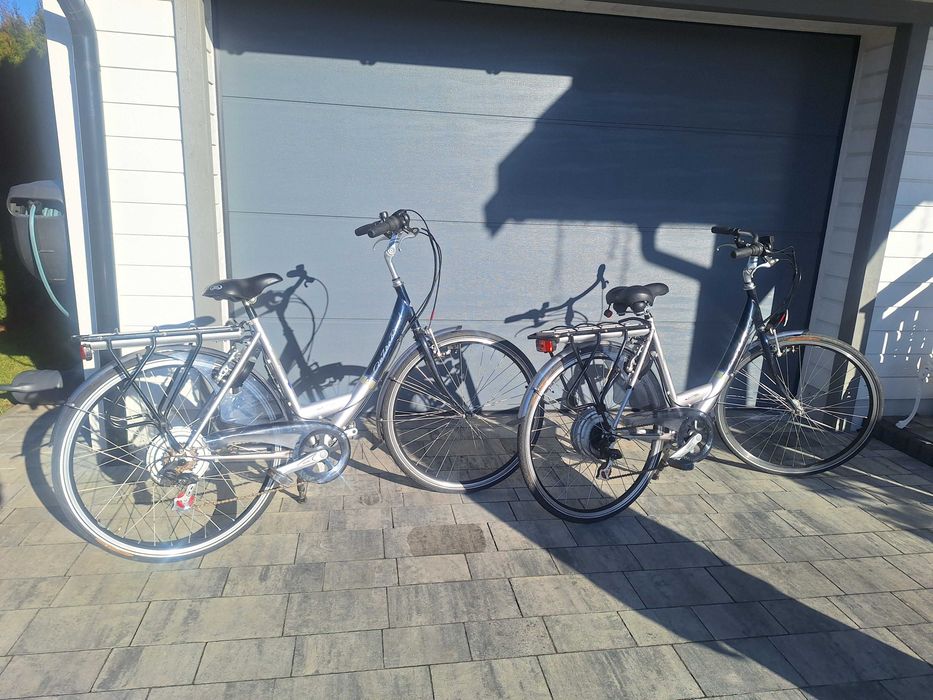 Rower elektryczny damka ebike Nowa bateria