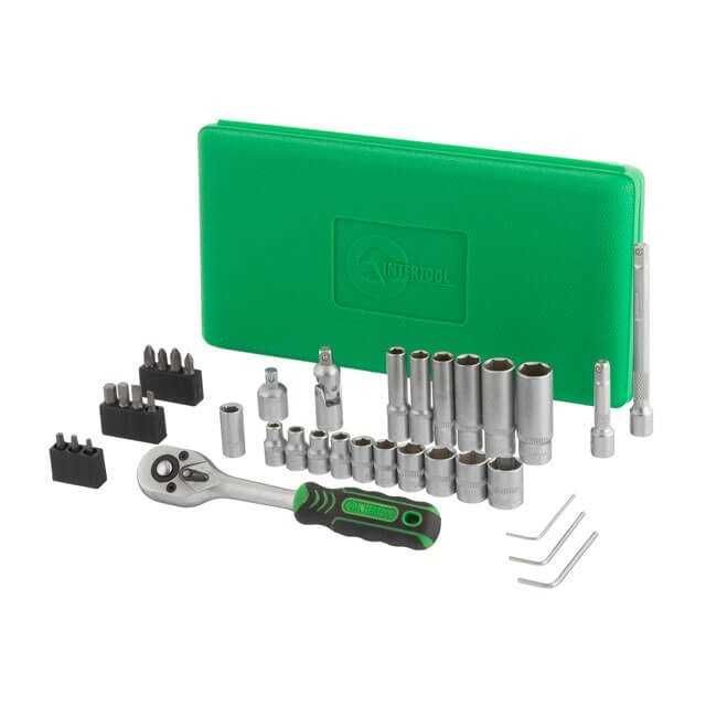 Набор инструментов 36ед головок торцевых, ET-6036SP INTERTOOL