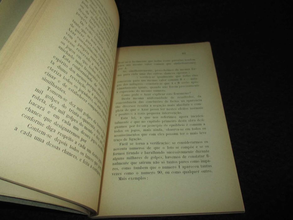 Livro O Problema do Jogo Victorino Coelho 1ª edição 1913 Muito Raro