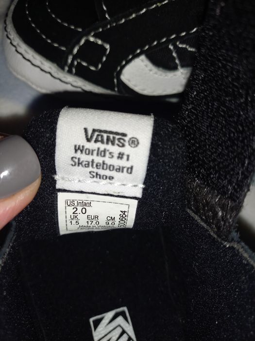 Кросівки Vans р.17 (устілка 9 см)