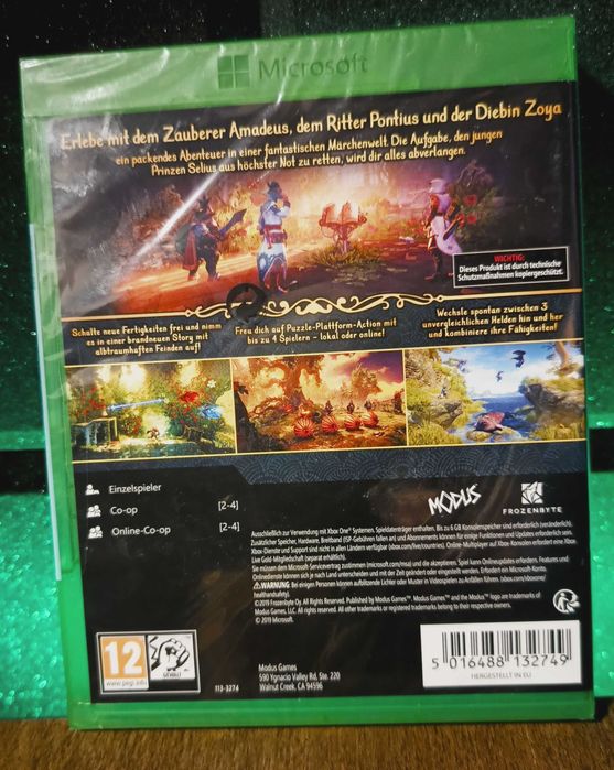Trine 4 Xbox One S / Series X - świetna platformówka na dwóch, fantasy