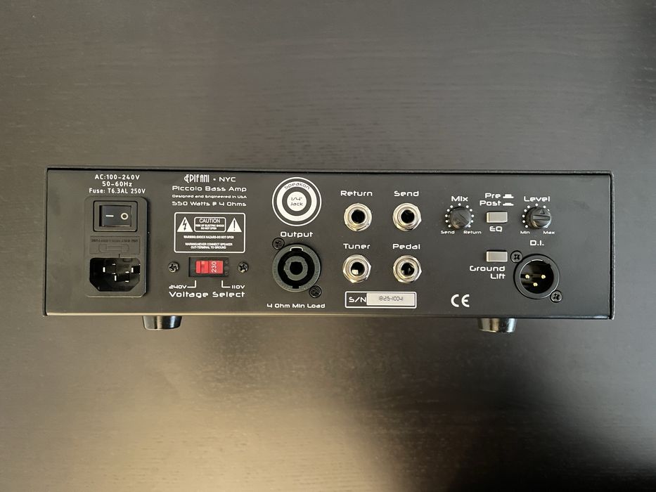 Amplificador Epifani Piccolo para baixo