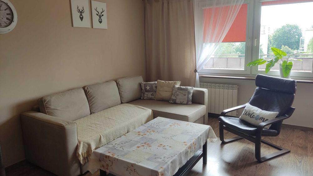 Wynajem mieszkanie / 2-pok. / 48m / Marysin Wawerski Korkowa / miejsce postojowe / balkon /osobna widna kuchnia / zielona okolica / PKP Gocławek