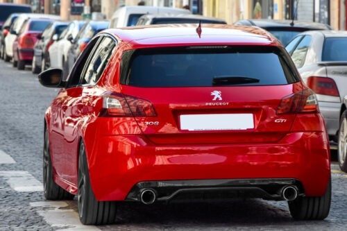 SPOILER DIFUSOR ESCAPE PALA Aba LIP Lâmina PEUGEOT 308 GT-LINE GTI RC
