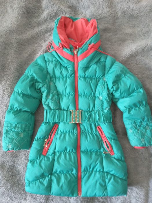 Зимова куртка, пальто дівчинці 3-5 років. 104р.