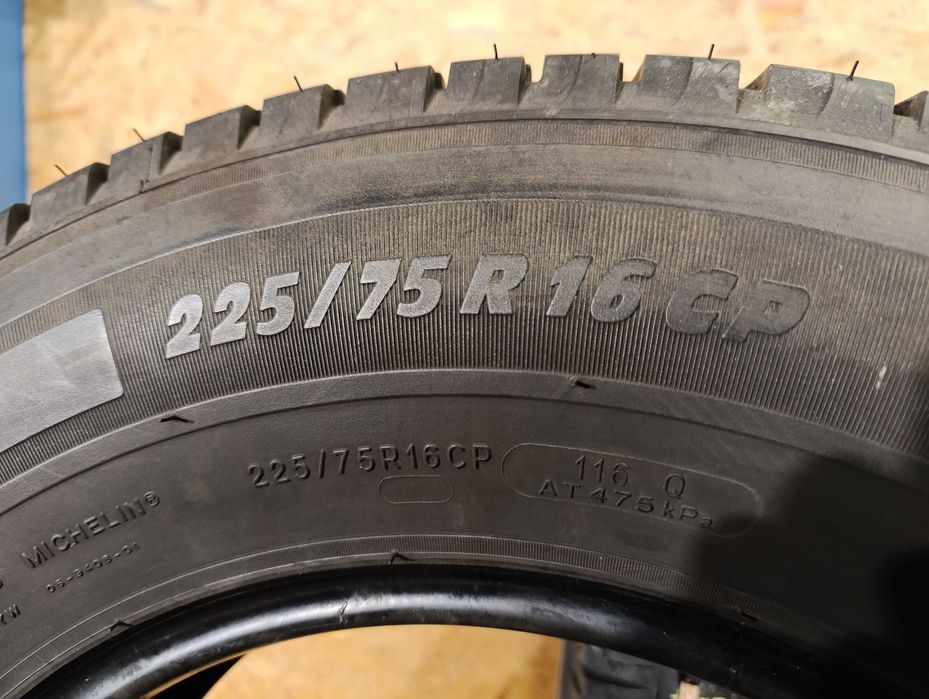 2x 225/75 R16CP 116Q Michelin Agilis Camping 2019r 7,7mm