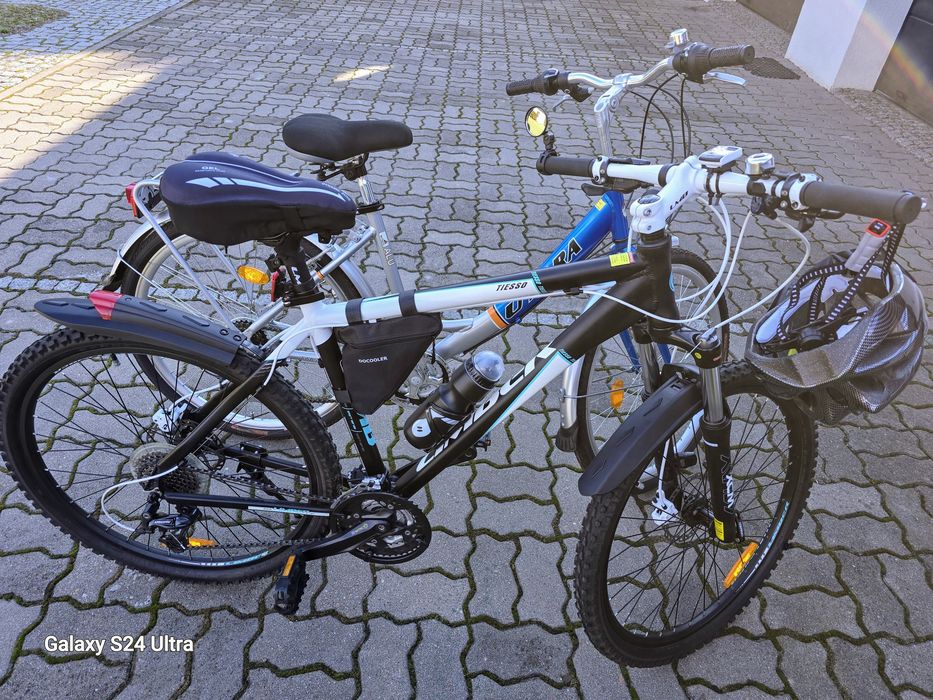 Komplet rowerów aluminiowych damski i męski.