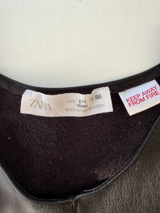 Сарафан девочки кожзам ZARA