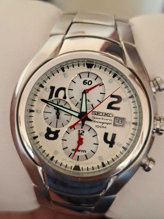 Zegarek męski Seiko Sportura Chrono Alarm