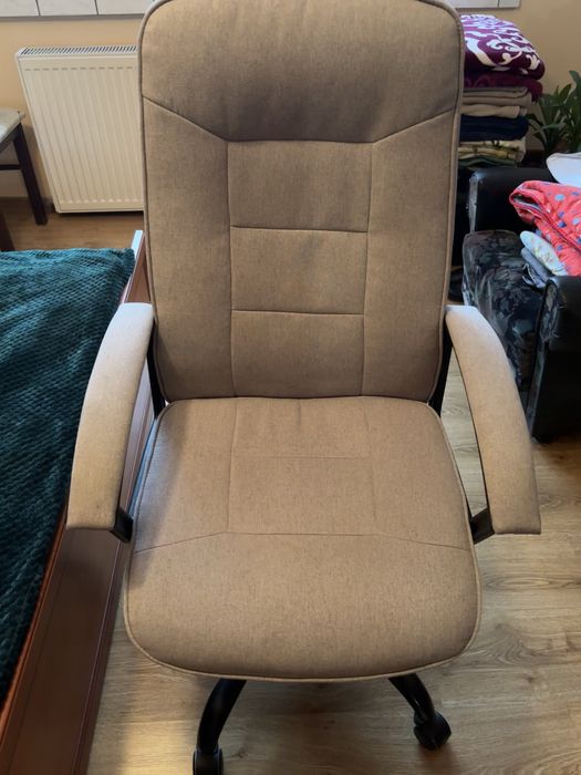 Krzesło biurowe SKODSBORG szary tkanina