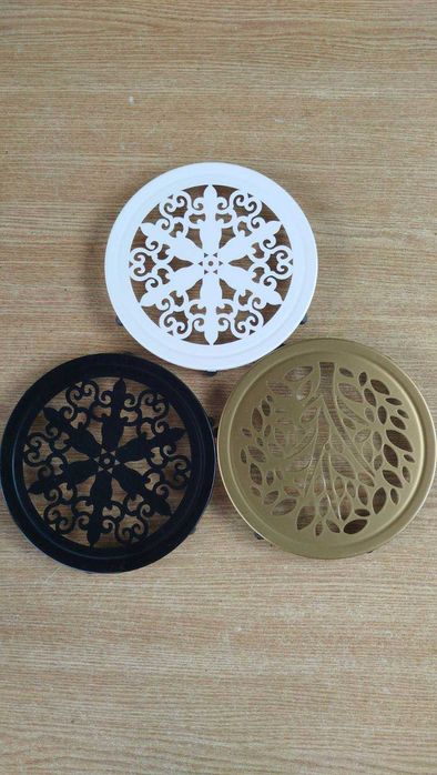 Металлическая подставка под горячее с 3D рисунком