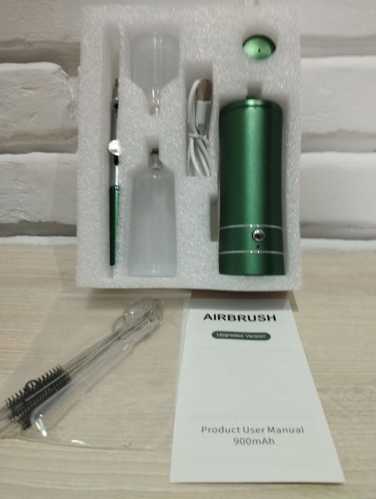 Аэрограф  с компрессором дисплеем и шлангом