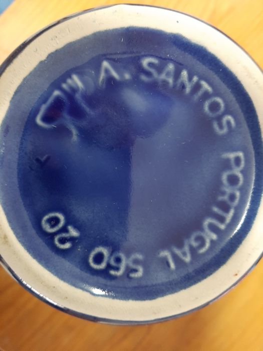 Caneca azul, A.Santos