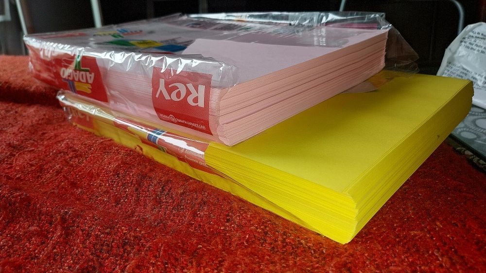 800 Folhas A4, Amarelo e Rosa, Adagio