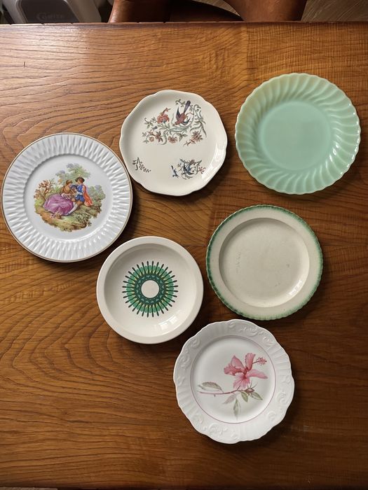 Unidade ou Lote Pratos antigos grandes - p/decoração ou coleção