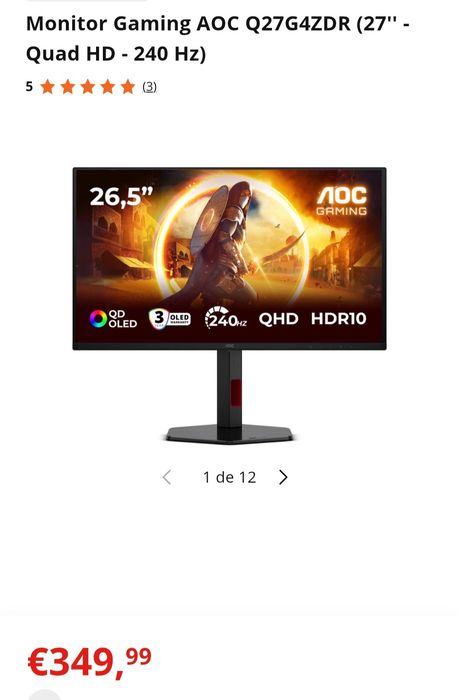 Aoc QD-OLED 240hz