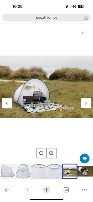 Tenda abrigo criança e adulto