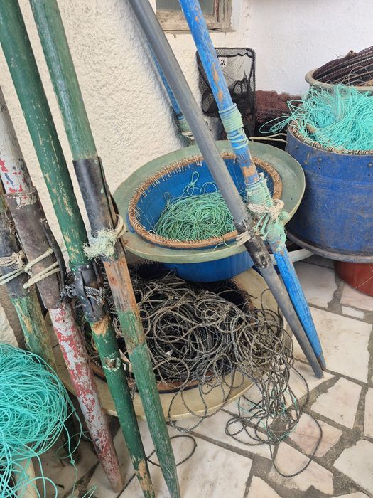Conteúdo de armazém de pesca em Sesimbra
