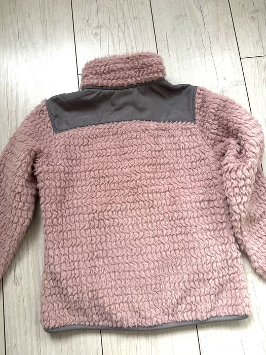 Ciepła bluza kurtka różowa Reebok 122 128 miś