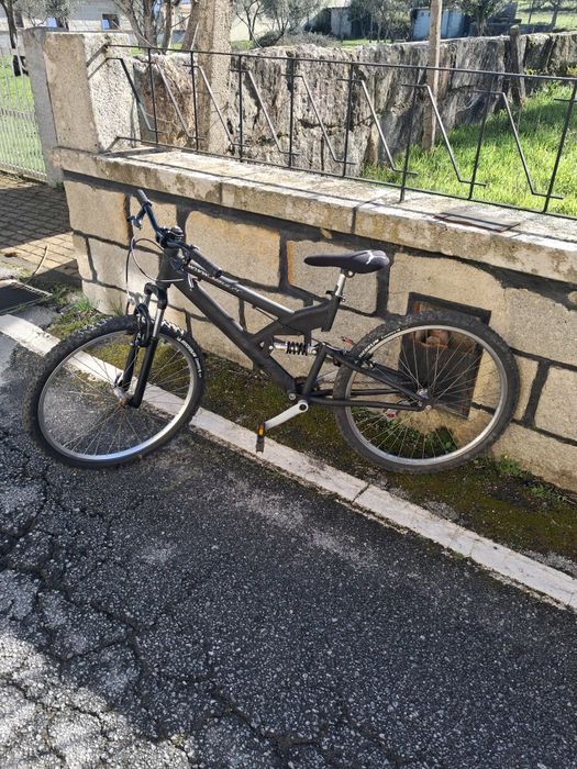 bicicleta full suspensão antiga