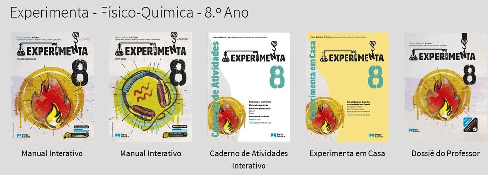 Livro digital de fq experimenta 8 com todos os recursos