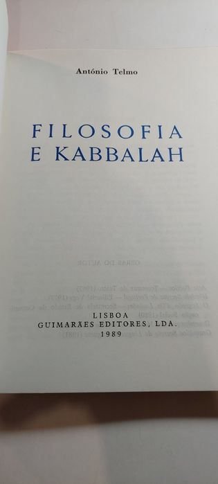 Filosofia e Kabbalah - António Telmo