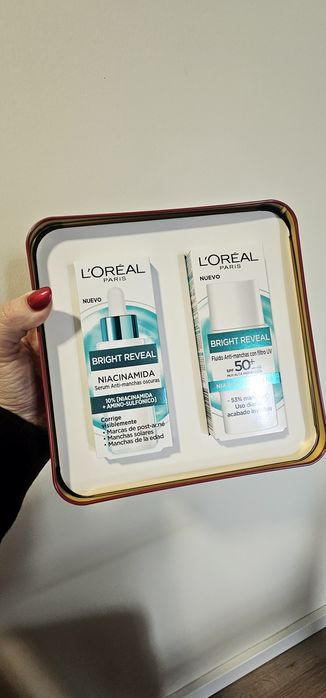 Kit L’Oréal Bright Reveal Anti-Manchas + SPF50 | Novo