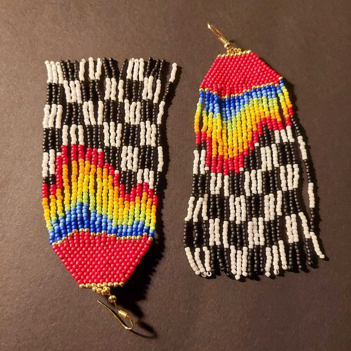 Kolczyki boho hippie minimalistic style na randkę wesele do pracy
