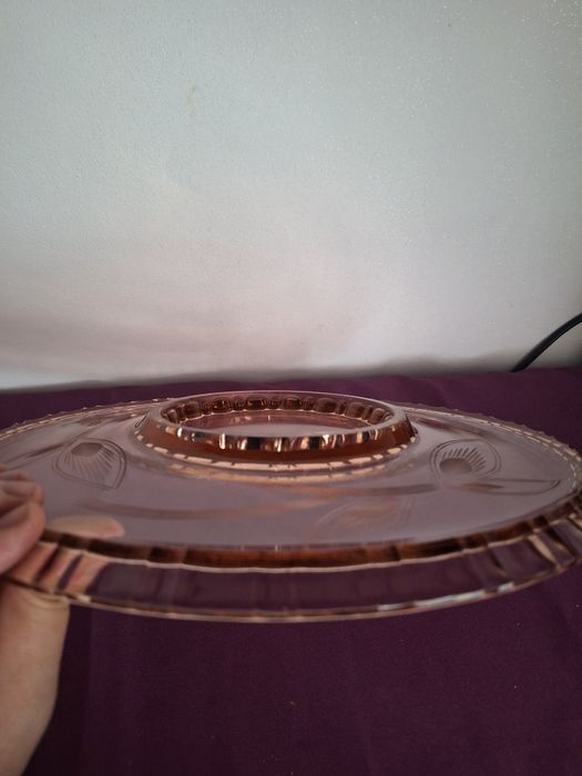 Patera  szklana 33 cm