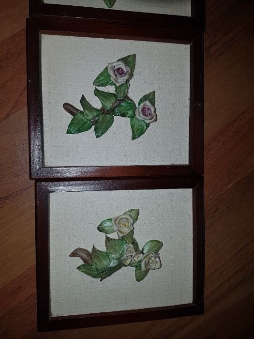 Quadro flores relevo64575420845185122