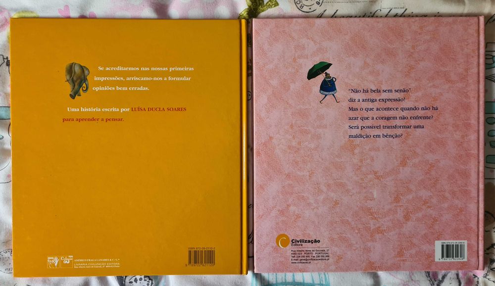 2 livros da coleção infantil "Obra Completa de Luísa Ducla Soares"