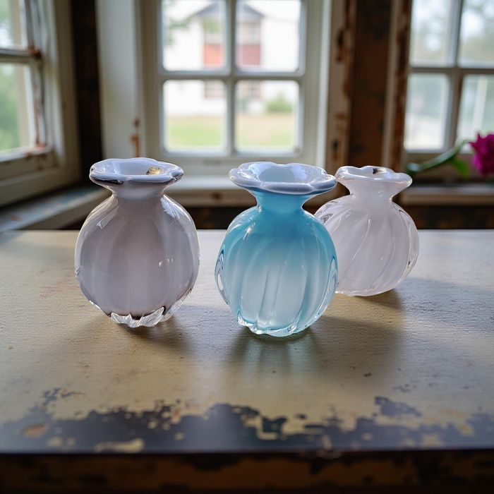 Wazon ze szkła  artystycznego Egerman