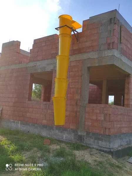 Wynajem lej do gruzu, Zsyp na gruz lej budowlany Wypożyczalnia Myszków