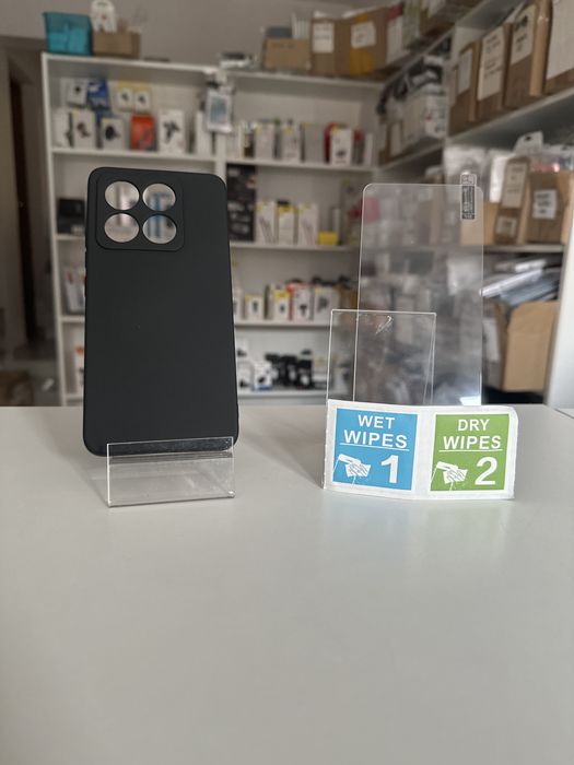 Etui silicon + SZKŁO hartowane 9H 2,5D do Xiaomi 14T PRO