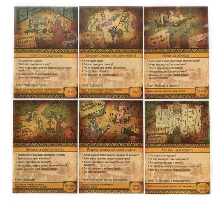 Метафорические карты 1000 дорог