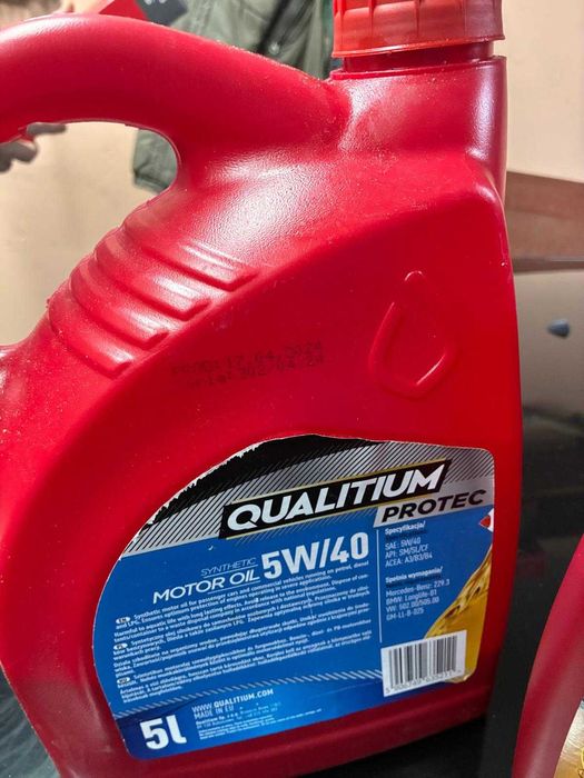 Olej syntetyczny Qualitium Protec 5W40 5L