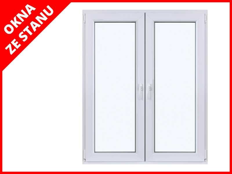Tanie Plastikowe Okna PCV ZE STANU Dwuskrzydłowe Rozwierno-Uchylne