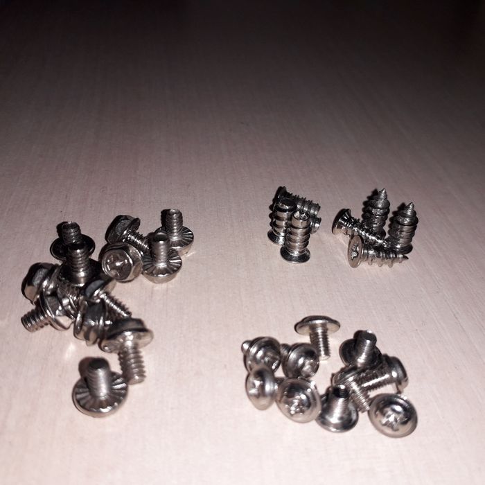 Комплект болты/болтики/винты/винтики/стойки/бочонки гвинт для сборкиПК