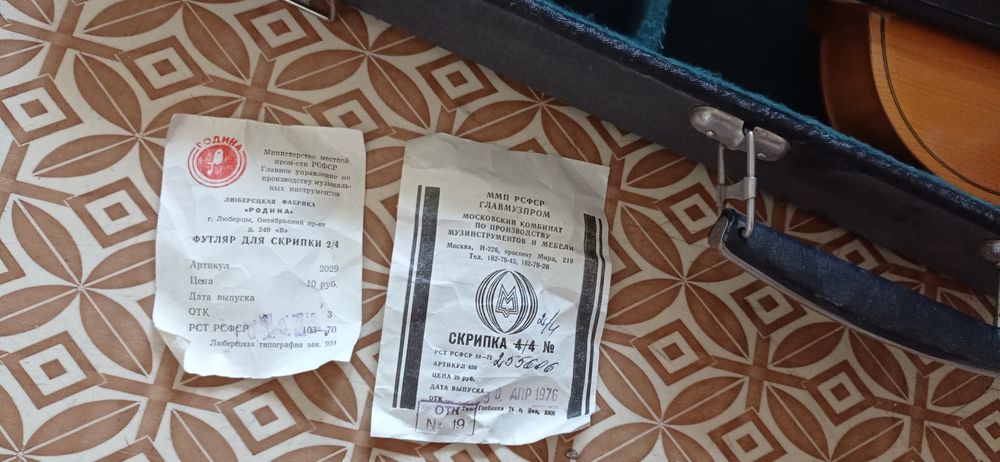 Скрипка у футлярі