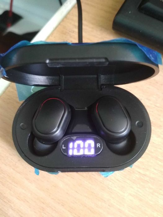 Навушники бездротові bluetooth TWS E7s чорні