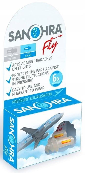 stopery zatyczki do uszu sanohra fly do samolotu