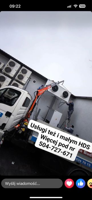 USŁUGI HDS rozładunek