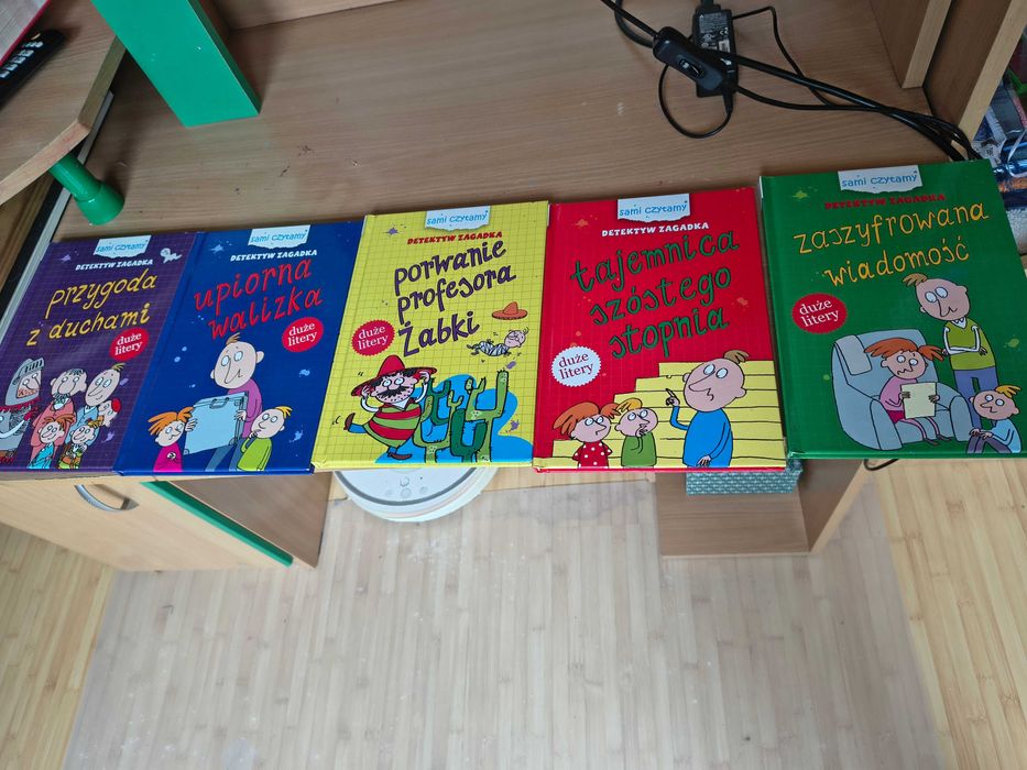 Detektyw zagadka seria 5 książek dla najmłodszych