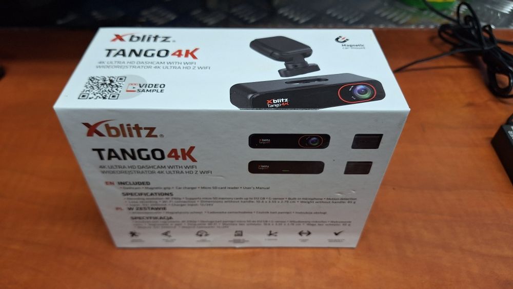 Xblitz TANGO 4K używany z zasilaniem trybu parkowania