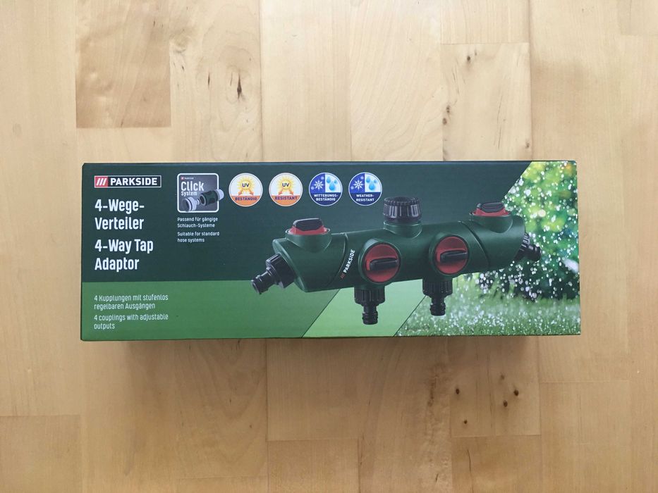 Rozdzielacz 4-drożny z przyłączem kranowym