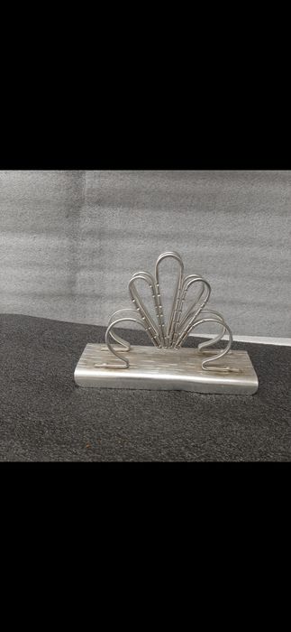 Serwetnik aluminiowy prl