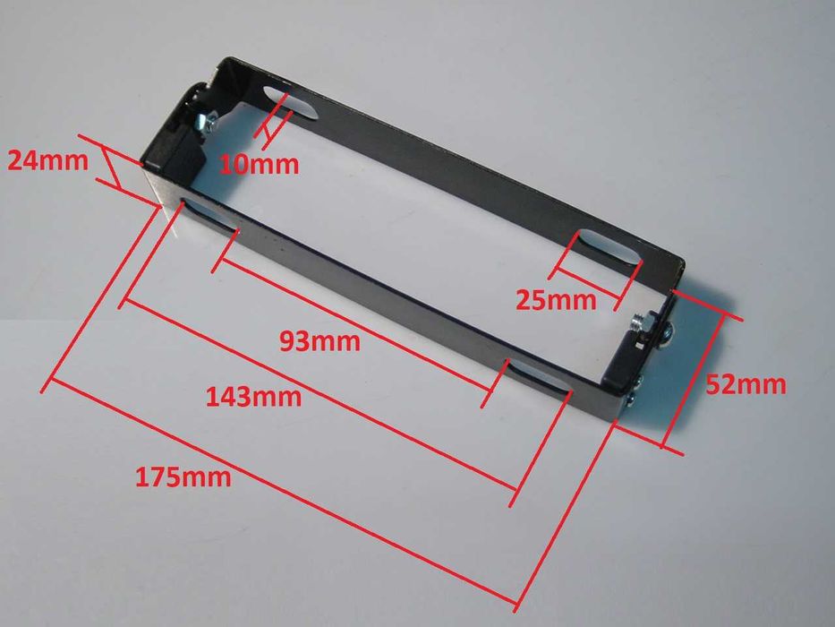 Suporte de matrícula universal