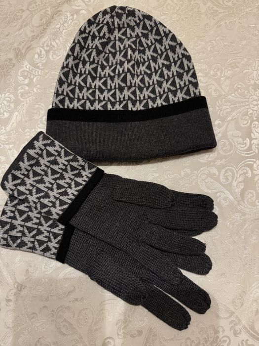Комплект, шапка+рукавички Michael Kors оригінал