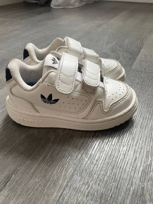 Білі шкіряні Кросівки adidas NY p.22,